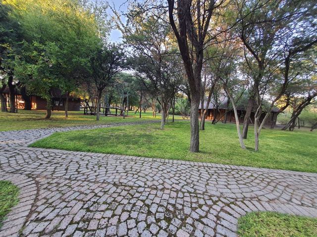 Estate grounds with trees
