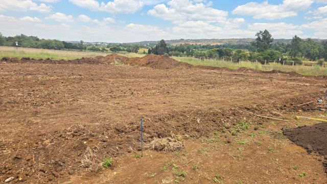 Site prepared for a new lawn